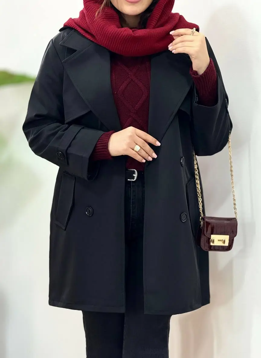 ترنچ کت آستردار آیسو ارکیده